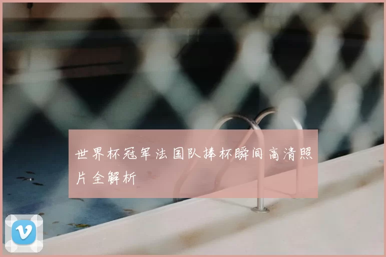 世界杯冠军法国队捧杯瞬间高清照片全解析